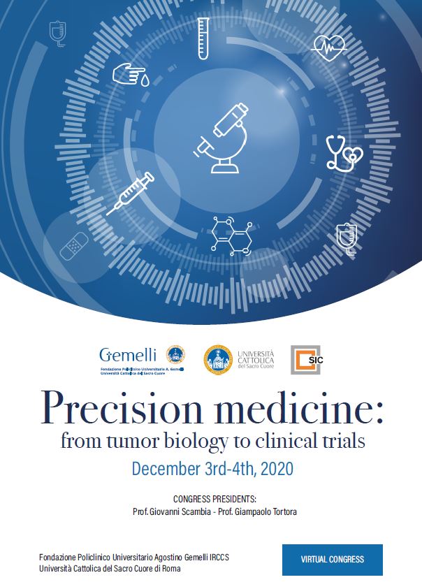 Programma VIRTUAL CONGRESS - Precision medicine: from tumor biology to clinical trials
